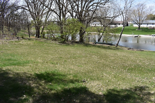 1407 Country Club Ln, Loda, IL 60948 - view of yard featuring a water view