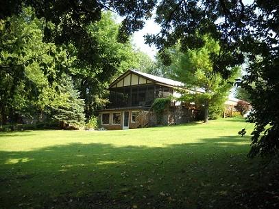 1407 Country Club Ln, Loda, IL 60948 - view of yard featuring a sunroom
