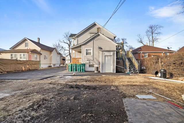 view of rear view of house