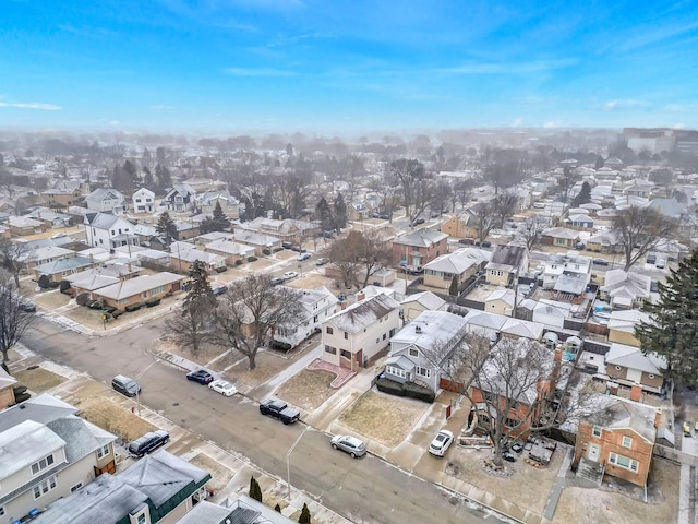 drone / aerial view featuring a residential view