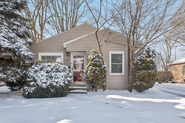 view of bungalow-style home