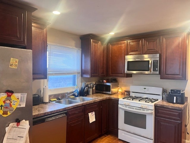 kitchen featuring sink and stainless steel appliances