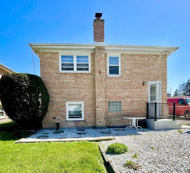 view of rear view of property