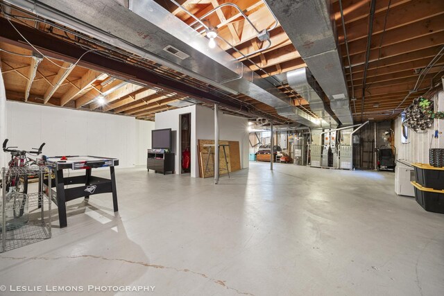 15022 S Woodcrest Ave, Homer Glen, IL 60491 - view of unfinished basement