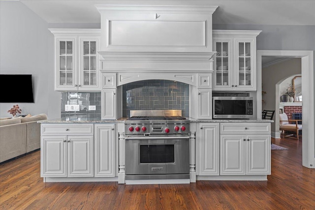 kitchen featuring white cabinetry and stainless steel appliances