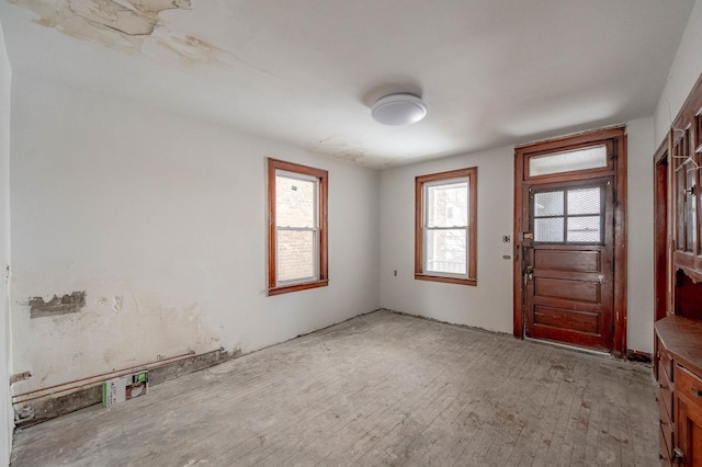 entryway featuring light hardwood / wood-style flooring