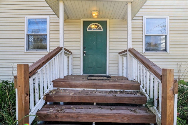 view of entrance to property