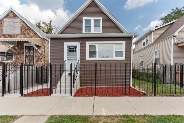 view of bungalow-style home