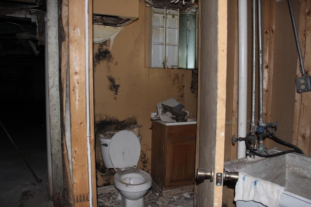 bathroom with toilet