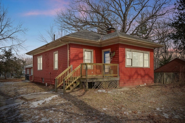 view of front of property