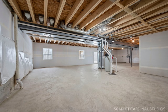 view of basement