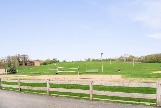 surrounding community with fence