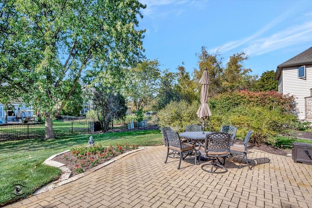 view of patio