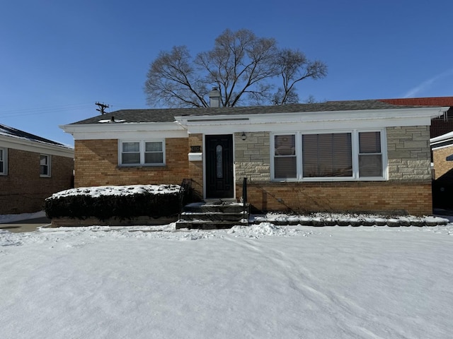 view of ranch-style house