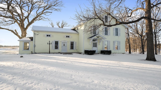 view of front of home