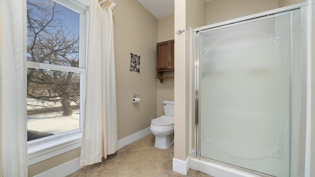 bathroom featuring toilet