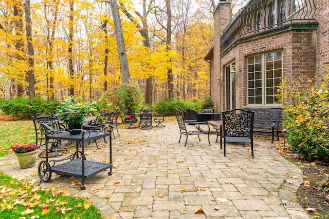 view of patio