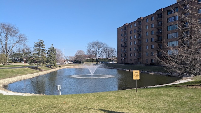 property view of water