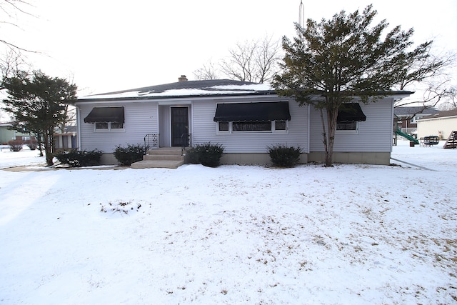 view of ranch-style house