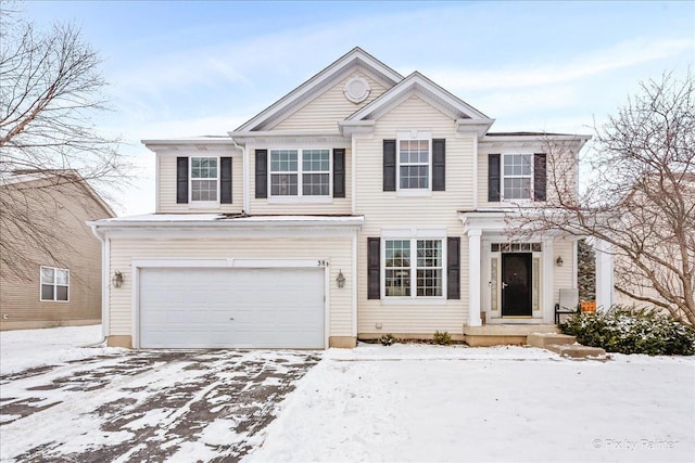 view of front of home featuring an attached garage