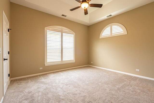 6074 Ironwood Ln, Lisle, IL 60532 - carpeted empty room with ceiling fan and baseboards