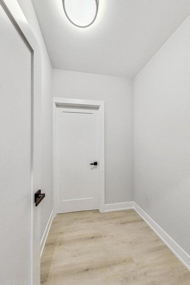 interior space featuring light hardwood / wood-style flooring