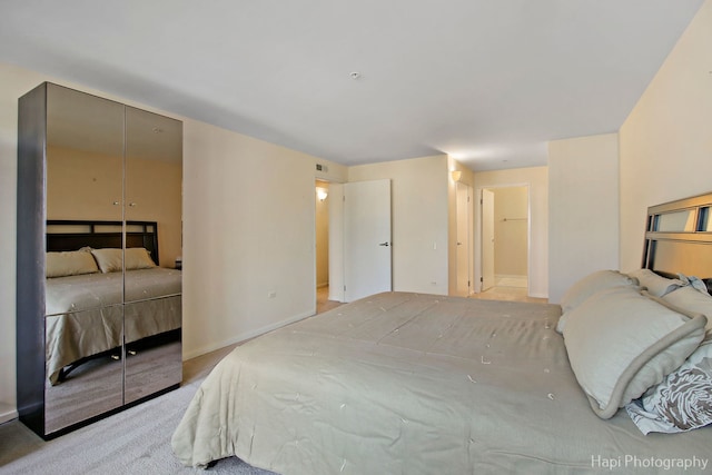 bedroom with baseboards