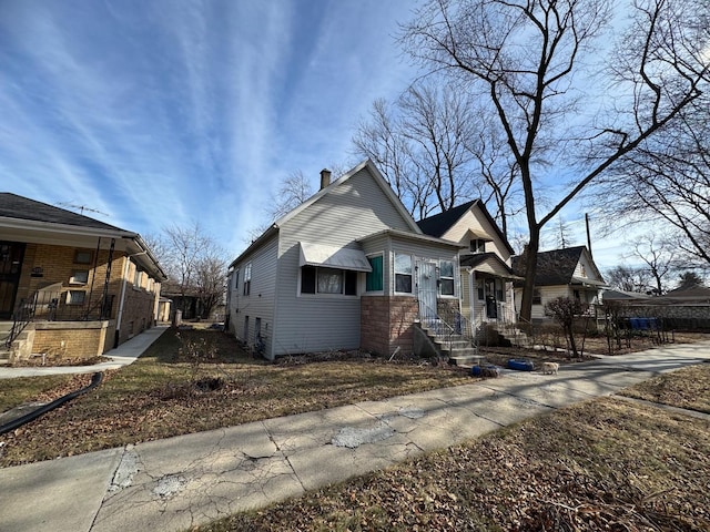 view of front of home