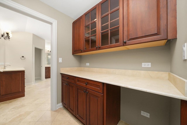 kitchen featuring sink