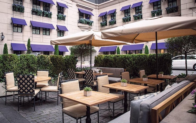 view of patio / terrace featuring outdoor dining space