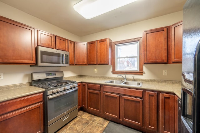 kitchen featuring sink and stainless steel appliances