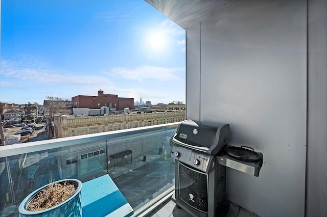 balcony with grilling area