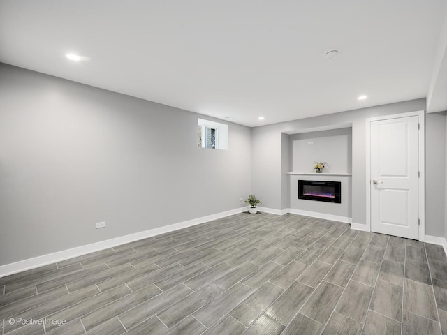 view of unfurnished living room