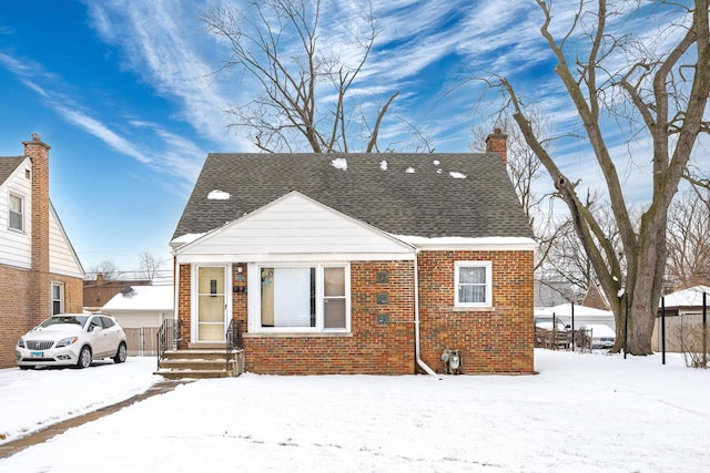 view of bungalow-style home