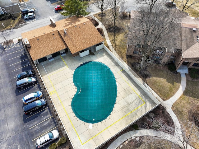 drone / aerial view