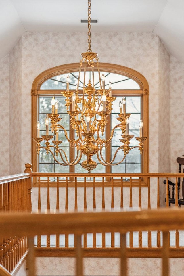 10848 Crystal Ridge Ct, Orland Park, IL 60467 - room details with visible vents and a chandelier