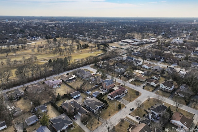 drone / aerial view featuring a residential view