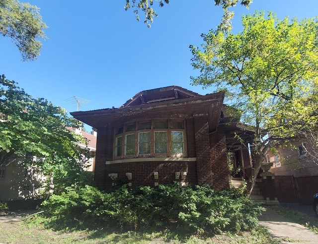 view of rear view of property