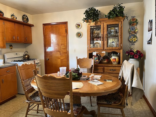 view of dining room