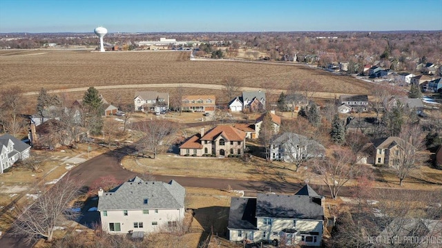 birds eye view of property featuring a residential view