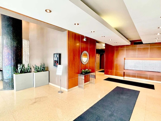 view of community lobby