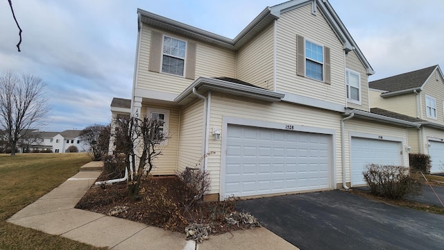 view of home's exterior featuring a garage