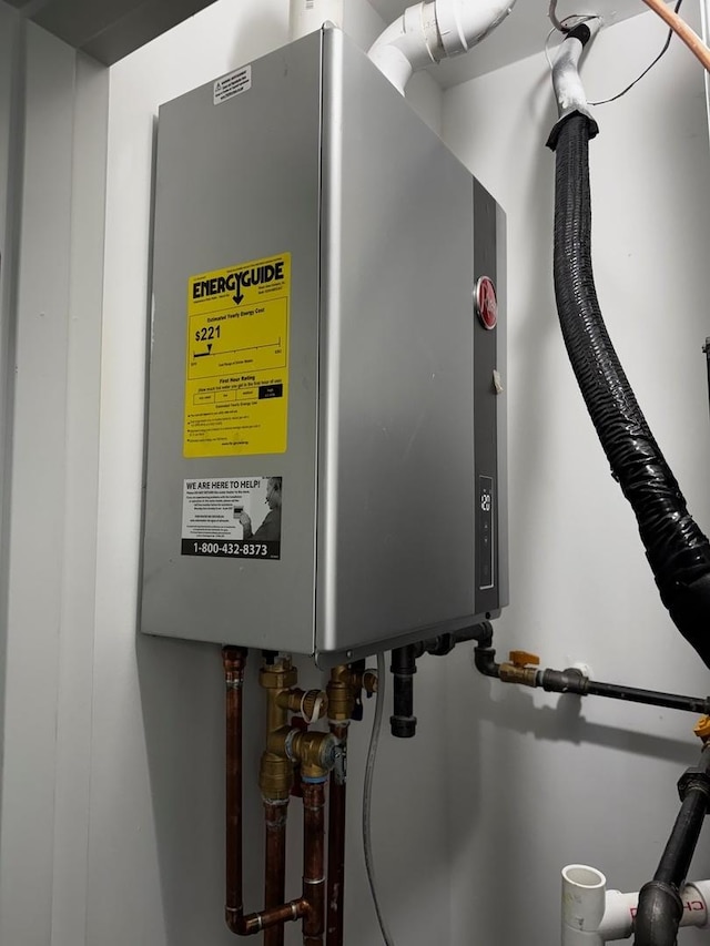 utilities with tankless water heater