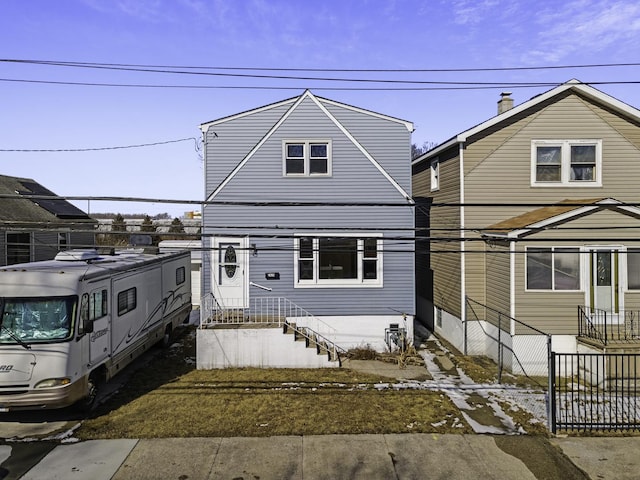 view of front of home