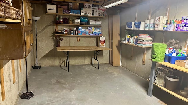 view of storage