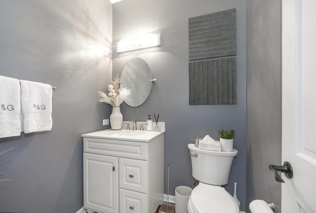 3642 Monarch Cir, Naperville, IL 60564 - half bathroom with vanity and toilet