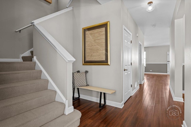 interior space with wood-type flooring