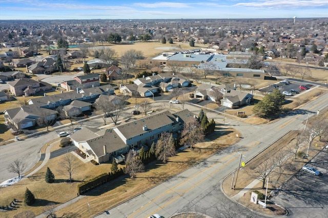 bird's eye view featuring a residential view