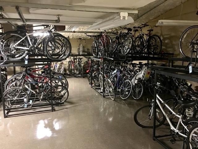 garage featuring bike storage