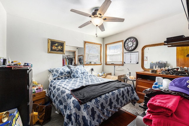 14817 Lexington Ave, Harvey, IL 60426 - bedroom with ceiling fan
